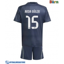 Fotballdrakt Barn Real Madrid Arda Guler #15 Bortedraktsett 2025-26 Kortermet (+ Korte bukser)